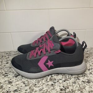 Converse Star Series Run Low Top Men’s Size 9 Grey Pink Sneakers 166521C